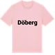 Pink Cotton t-shirt med Döberg fetstil t-shirt