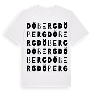 Döberg ordlek t-shirt – ekologisk bomull t-shirt från Pinshirt