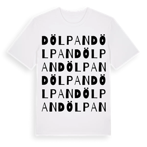 Dölpan ordlek t-shirt – ekologisk bomull t-shirt från Pinshirt