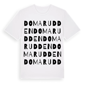 Domarudden ordlek t-shirt – ekologisk bomull t-shirt från Pinshirt