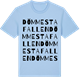 Blue Soul t-shirt med Dömmestafallen ordlek t-shirt