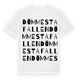 Dömmestafallen ordlek t-shirt