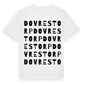 Dovrestorp ordlek t-shirt – ekologisk bomull t-shirt från Pinshirt