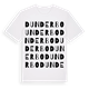 White t-shirt med Dunderbo ordlek t-shirt