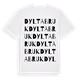 Dylta bruk ordlek t-shirt