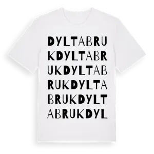 Dylta Bruk ordlek t-shirt – ekologisk bomull t-shirt från Pinshirt
