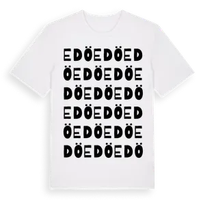 Edö ordlek t-shirt – ekologisk bomull t-shirt från Pinshirt