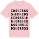 Pink Cotton t-shirt med Edsbergs Sanna ordlek t-shirt