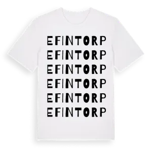 Efintorp ordlek t-shirt – ekologisk bomull t-shirt från Pinshirt
