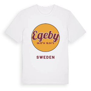 Egeby cirkel t-shirt – ekologisk bomull t-shirt från Pinshirt