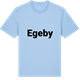 Blue Soul t-shirt med Egeby fetstil t-shirt