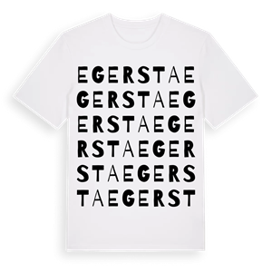 Egersta ordlek t-shirt – ekologisk bomull t-shirt från Pinshirt