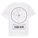 White t-shirt med Egna hem t-shirt