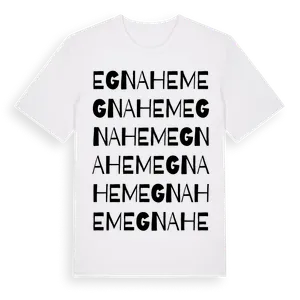 Egna Hem ordlek t-shirt – ekologisk bomull t-shirt från Pinshirt