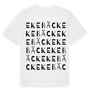 Ekebäck ordlek t-shirt – ekologisk bomull t-shirt från Pinshirt