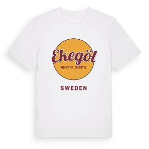 Ekegöl cirkel t-shirt – ekologisk bomull t-shirt från Pinshirt