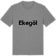 Mid Heather Gray t-shirt med Ekegöl fetstil t-shirt