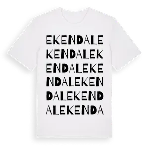 Ekendal ordlek t-shirt – ekologisk bomull t-shirt från Pinshirt