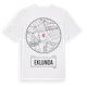 White t-shirt med Eklunda t-shirt