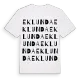 Eklunda ordlek t-shirt