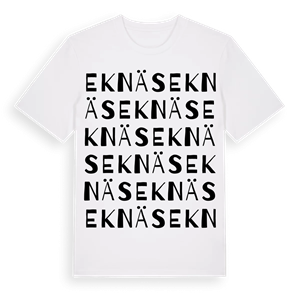 Eknäs ordlek t-shirt – ekologisk bomull t-shirt från Pinshirt