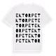 White t-shirt med Ektorpet ordlek t-shirt