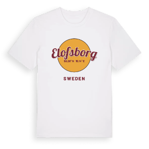 Elofsborg cirkel t-shirt – ekologisk bomull t-shirt från Pinshirt