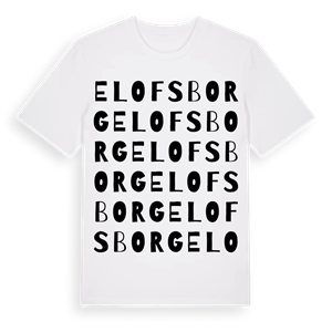 Elofsborg ordlek t-shirt – ekologisk bomull t-shirt från Pinshirt