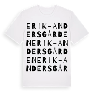 Erik-Andersgården ordlek t-shirt – ekologisk bomull t-shirt från Pinshirt