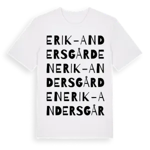 Erik-Andersgården ordlek t-shirt – ekologisk bomull t-shirt från Pinshirt