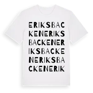 Eriksbacken ordlek t-shirt – ekologisk bomull t-shirt från Pinshirt
