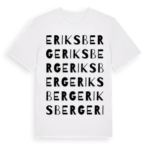 Eriksberg ordlek t-shirt – ekologisk bomull t-shirt från Pinshirt
