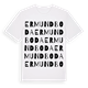 White t-shirt med Ermundboda ordlek t-shirt