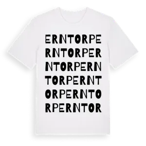 Erntorp ordlek t-shirt – ekologisk bomull t-shirt från Pinshirt