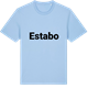 Blue Soul t-shirt med Estabo fetstil t-shirt