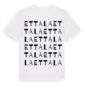 Ettala ordlek t-shirt – ekologisk bomull t-shirt från Pinshirt