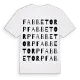 Fabbetorp ordlek t-shirt