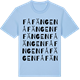 Blue Soul t-shirt med Fåfängen ordlek t-shirt