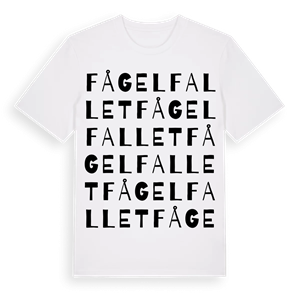 Fågelfallet ordlek t-shirt – ekologisk bomull t-shirt från Pinshirt
