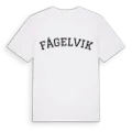 Fågelvik böjd t-shirt