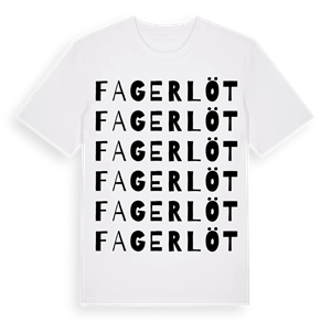 Fagerlöt ordlek t-shirt – ekologisk bomull t-shirt från Pinshirt