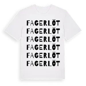 Fagerlöt ordlek t-shirt – ekologisk bomull t-shirt från Pinshirt