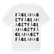 Fåglahaget ordlek t-shirt