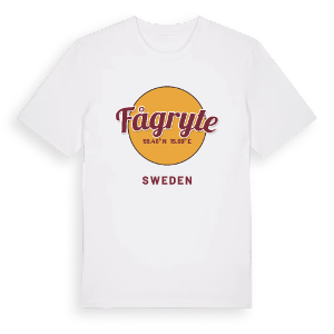 Fågryte cirkel t-shirt – ekologisk bomull t-shirt från Pinshirt