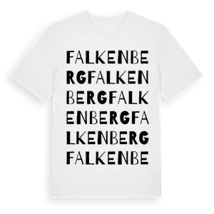 Falkenberg ordlek t-shirt – ekologisk bomull t-shirt från Pinshirt