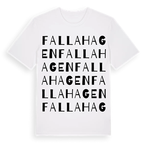 Fallahagen ordlek t-shirt – ekologisk bomull t-shirt från Pinshirt