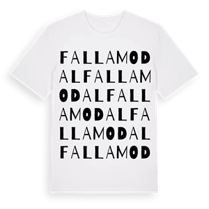 Fallamodal ordlek t-shirt – ekologisk bomull t-shirt från Pinshirt