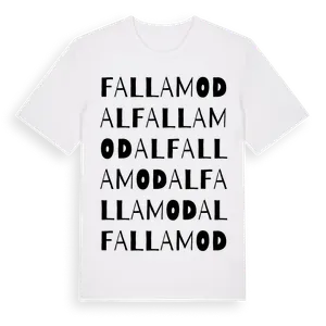 Fallamodal ordlek t-shirt – ekologisk bomull t-shirt från Pinshirt