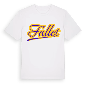 Fallet baseball t-shirt – ekologisk bomull t-shirt från Pinshirt