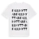 White t-shirt med Fallhyttan ordlek t-shirt